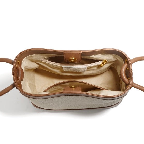 Geantă tip sac de mână crossbody pentru navetă din piele naturală premium pentru femei