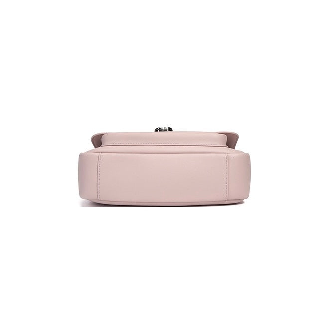 Spring Summer Chic Cowhide Mini Square Bag with Lock Closure