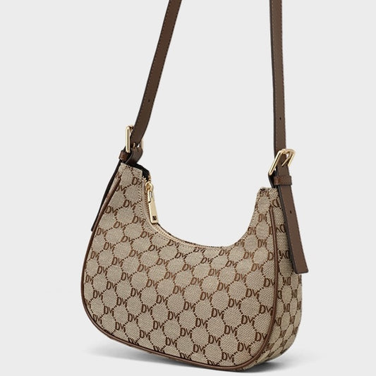 Classic Monogram Canvas Luxury Crescent Armpit Bag