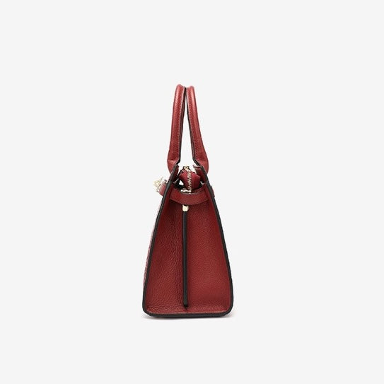 Sac fourre-tout classique en cuir véritable pour femme