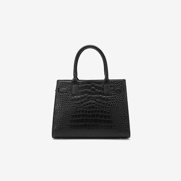 Sac fourre-tout classique en cuir véritable pour femme