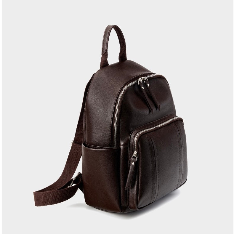 Stylish Large Capacity Soft Leather Multifunctional Women's Genuine Leather Backpack