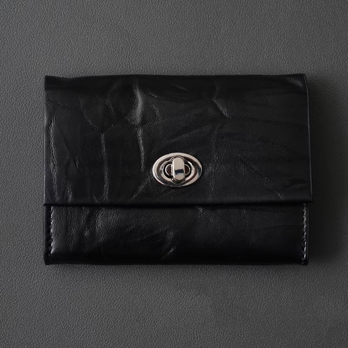 Crackle Leather Multi-Wallet – Premium Top-Grain Organizer