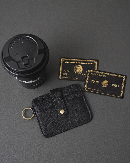 Featherweight Leather Card Key Clip – Ultra-Slim One-Piece Organizer