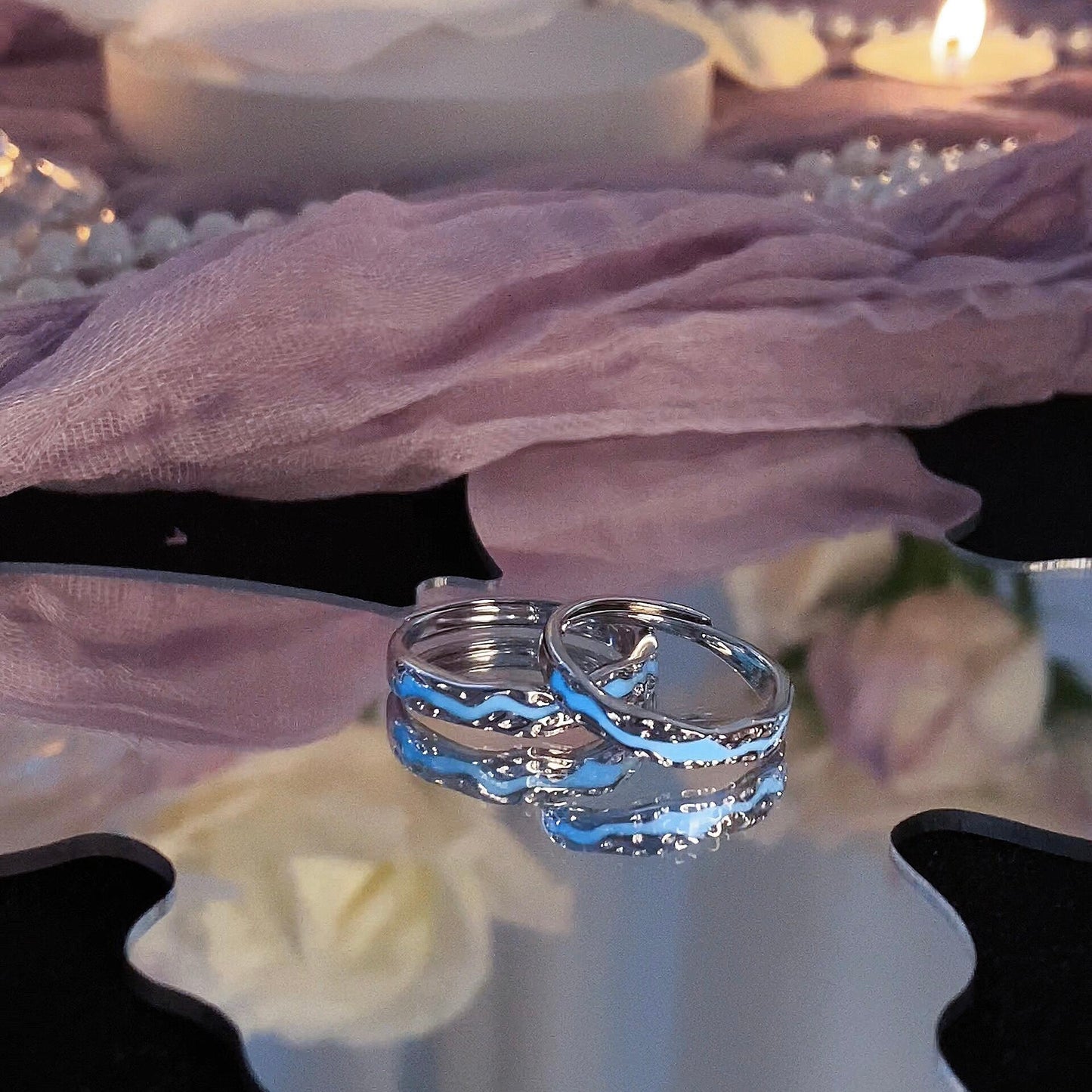 Bracelet Papillon Bleu Rêve Lumineux