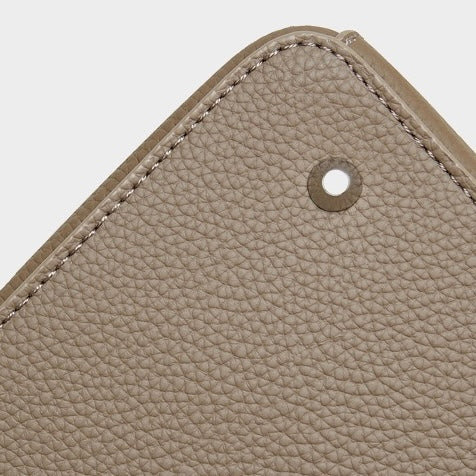 Sac fourre-tout structuré en cuir véritable pour femme, style platine