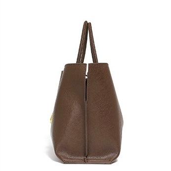 Genuine Cowhide Niche Commuter Tote for Women (Crossbody Option)