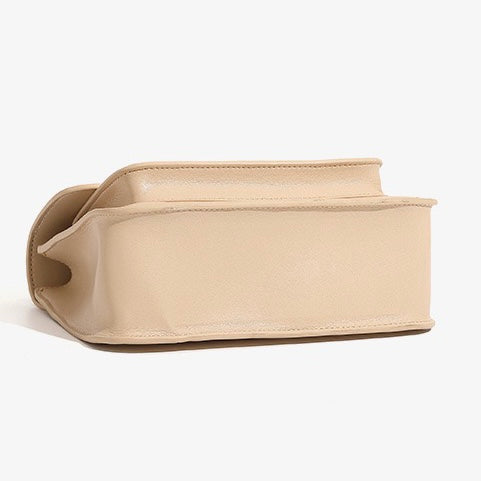 Pendler-Umhängetasche aus echtem Leder für Damen