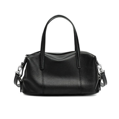 Supple Pebbled Texture Genuine Leather Pillow Clutch Bag
