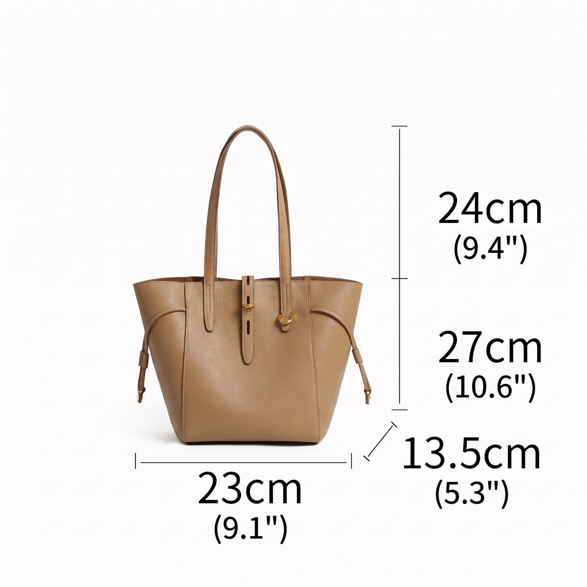 Sac fourre-tout vintage en cuir véritable pour femme avec boucle à cadenas