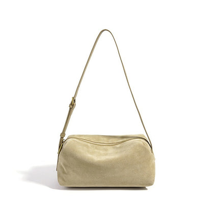 Vintage Suede Genuine Leather Clutch Bag