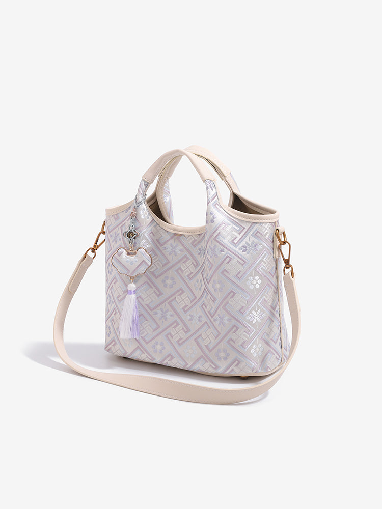Muted Gentle Vegan Eco-Leather Mini Tote Clutch Bag