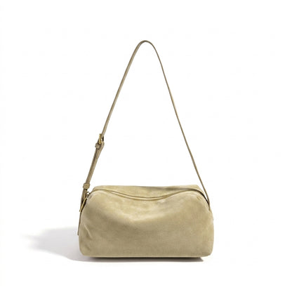 Vintage Suede Genuine Leather Clutch Bag