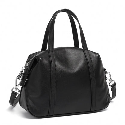 Women’s Genuine Leather Boston Pillow Bag