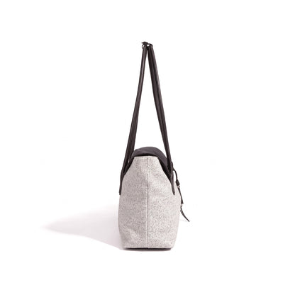 Mellow Canvas Spacious Flap Clutch Bag