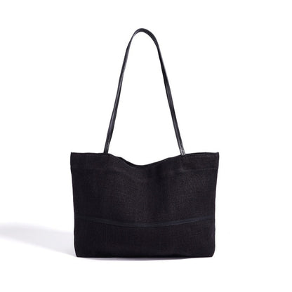 Minimalist Effortless Linen Tote Clutch Bag