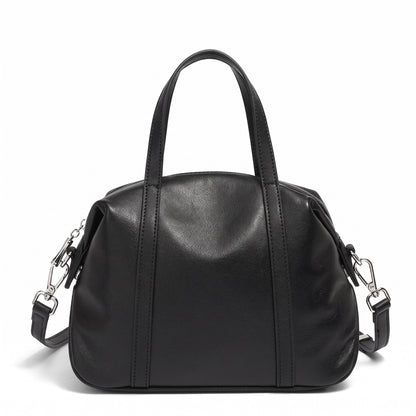 Women’s Genuine Leather Boston Pillow Bag