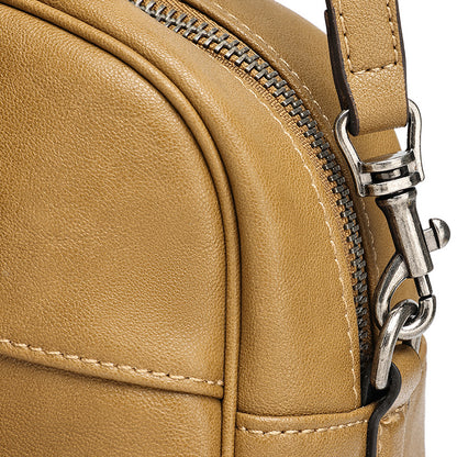 Mellow Rustic Genuine Leather Boston Clutch Bag