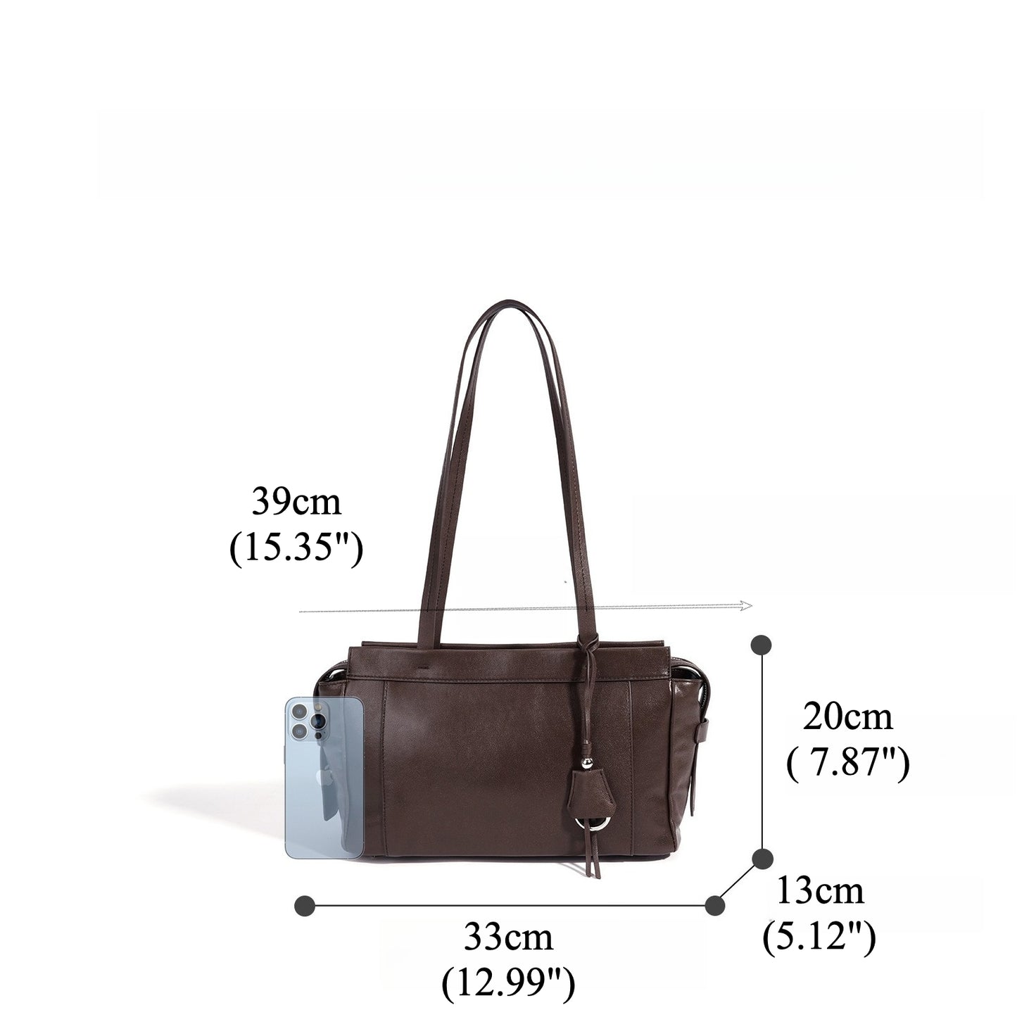 Timeless Supple Genuine Leather Clutch Bag