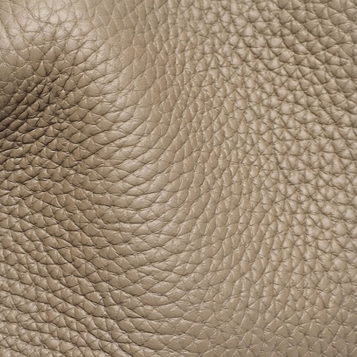 Architectural Pebbled Genuine Leather Boston Clutch Bag