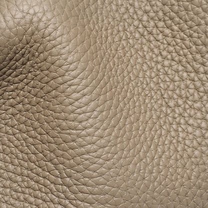Architectural Pebbled Genuine Leather Boston Clutch Bag