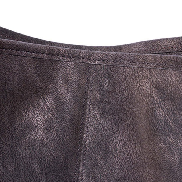 アーバン ノマド 本革バッグ | 大きめ スラウチ ショルダーバッグ サイドポケット付き