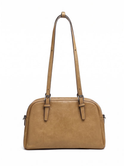 Mellow Rustic Genuine Leather Boston Clutch Bag