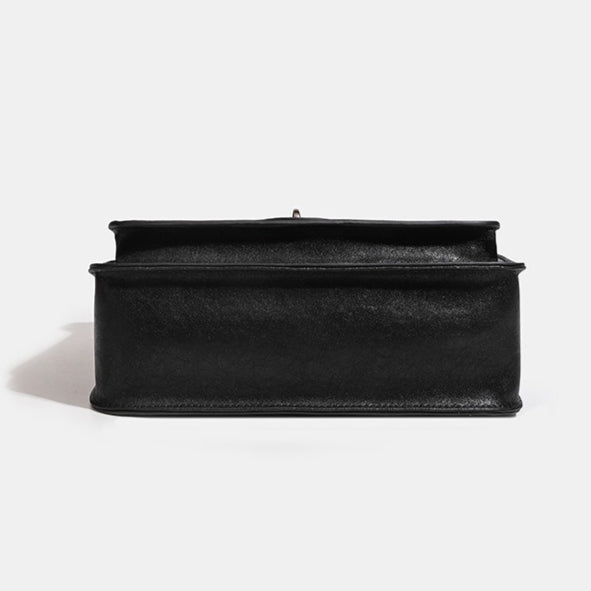 Retro Geometric Envelope Genuine Leather Messenger Clutch Bag