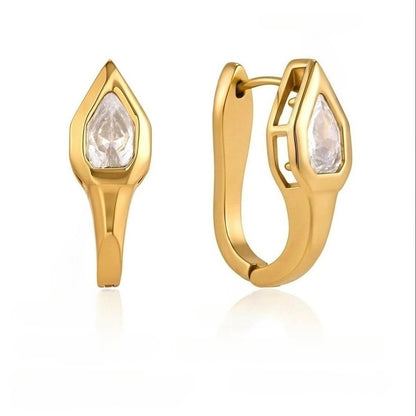 Elegant Glamorous Wild Silhouette Exotic Huggie Earrings