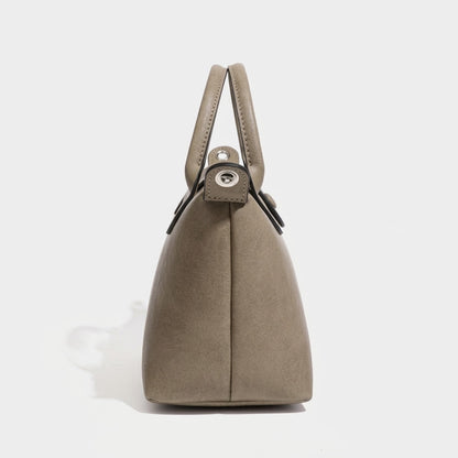 Heritage lässige Dumpling-Clutch aus echtem Leder