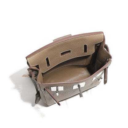 Minimalist Genuine Leather Sling Chest Bag