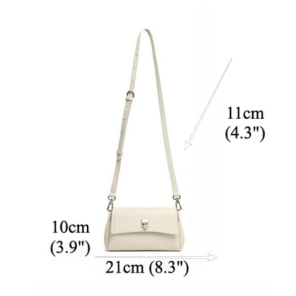 Featherlight Pebbled Genuine Leather Pillow Clutch Bag
