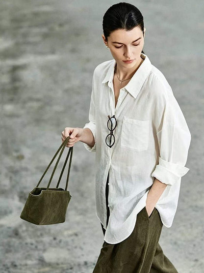 Vintage Suede Leather Clutch Bag