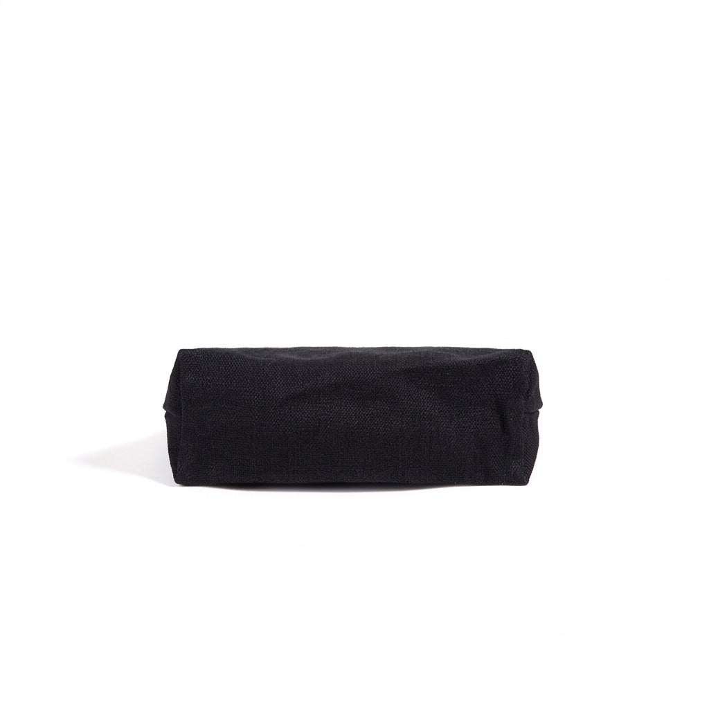 Geantă clutch tote minimalistă din in, cu design lejer