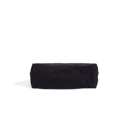 Geantă clutch tote minimalistă din in, cu design lejer