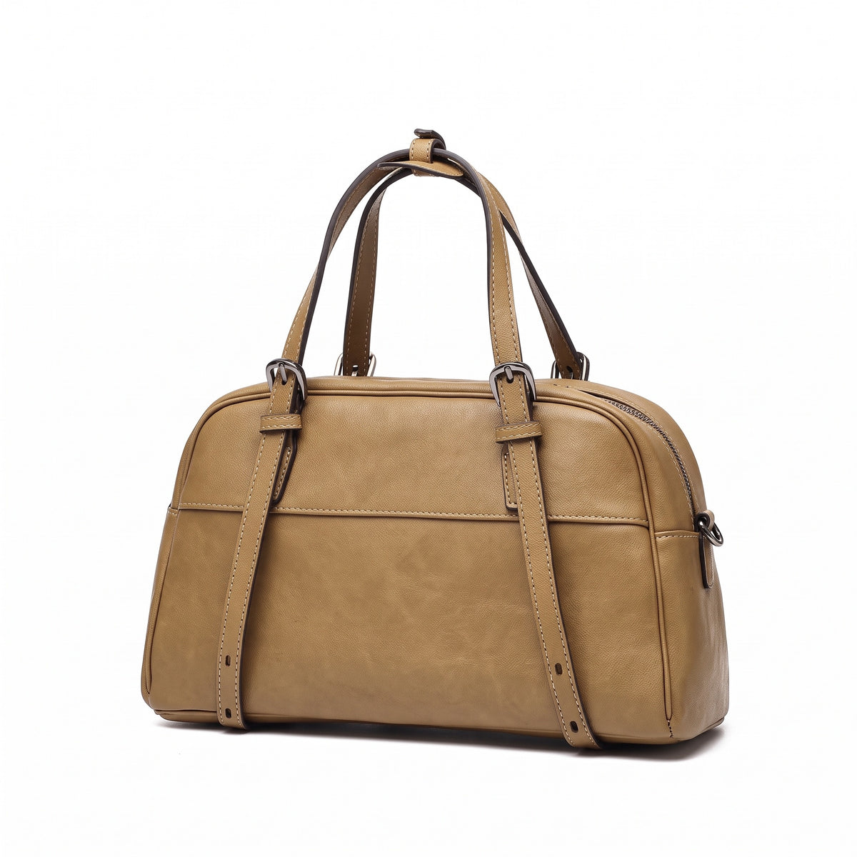 Mellow Rustic Genuine Leather Boston Clutch Bag