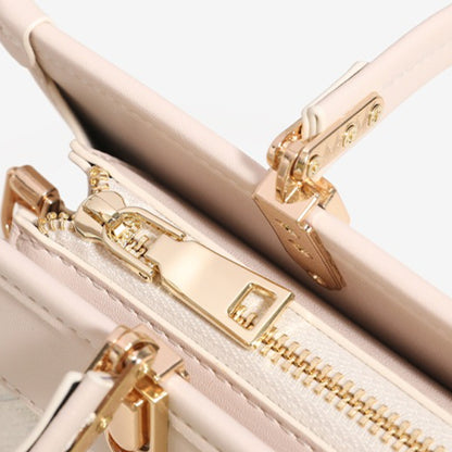 Exquisite Geometric Vegan Eco-Leather Clutch Bag