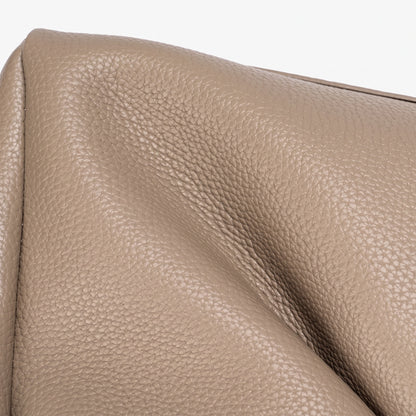 Borsa tote sofisticata e minimalista in ecopelle vegana martellata