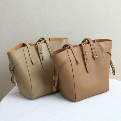 Sac fourre-tout vintage en cuir véritable pour femme avec boucle à cadenas