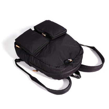 Minimalist Nylon Spacious Capacity Zipper Backpack