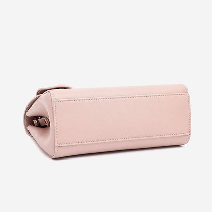 Chic Genuine Leather Square Flap Clutch Bag
