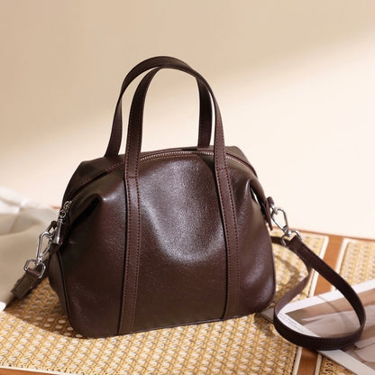 Women’s Genuine Leather Boston Pillow Bag
