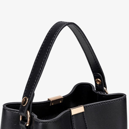 Vintage Vegan Eco-Leather Bucket Clutch Bag