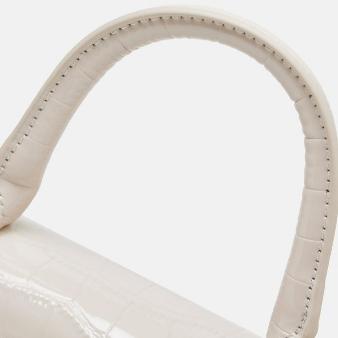 Minimalist Crocodile Pattern Handheld Genuine Leather Crossbody Bag