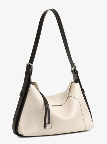 Anspruchsvolle Silhouette Handtasche aus echtem Leder zum Umhängen