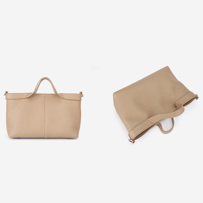 Sand Dune Mini Tote Genuine Leather Clutch Bag