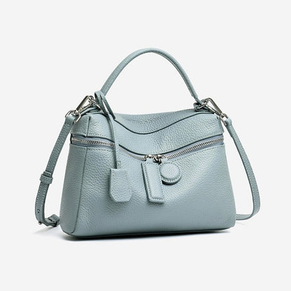 Chic Genuine Leather Square Pillow Clutch Bag