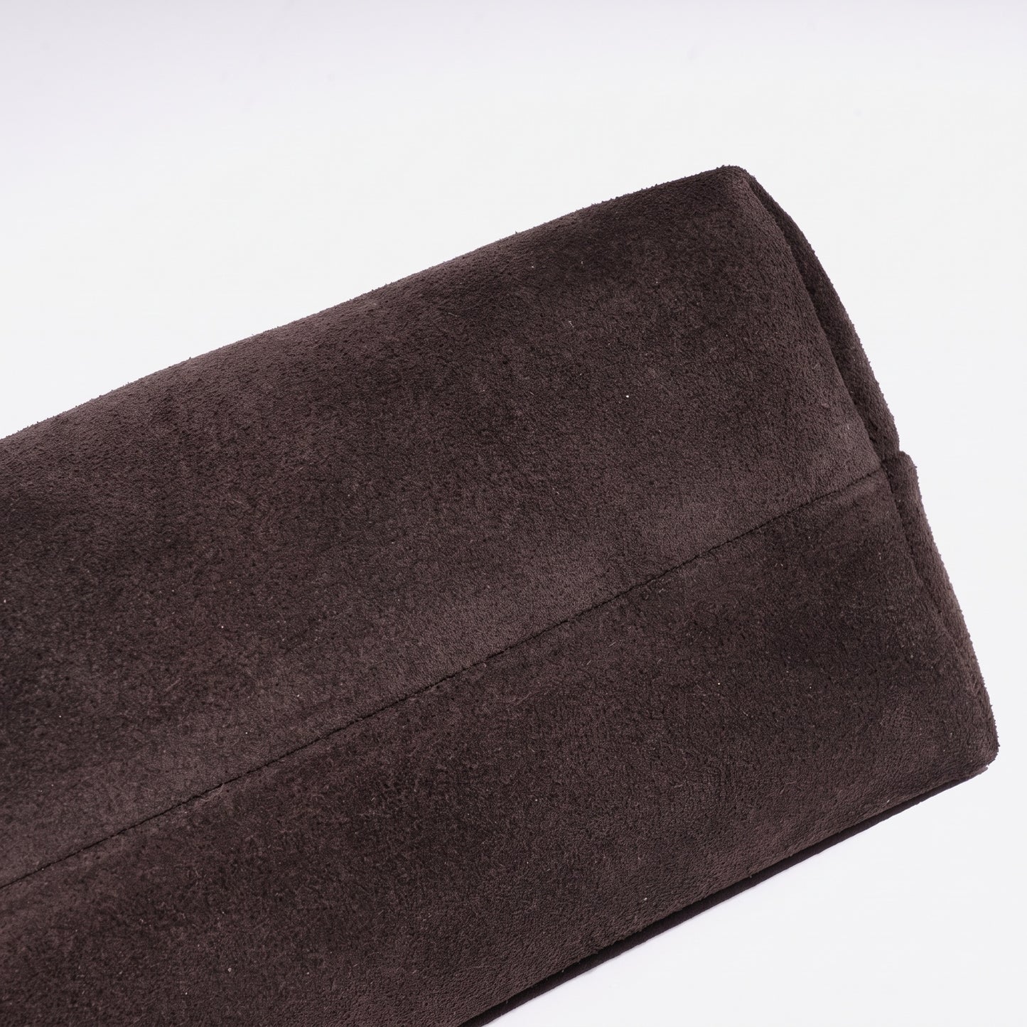 Pochette vintage en cuir suédé