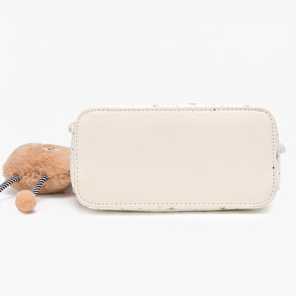 Radiant Celestial Pattern Flap Vegan Eco-Leather Mini Clutch Bag