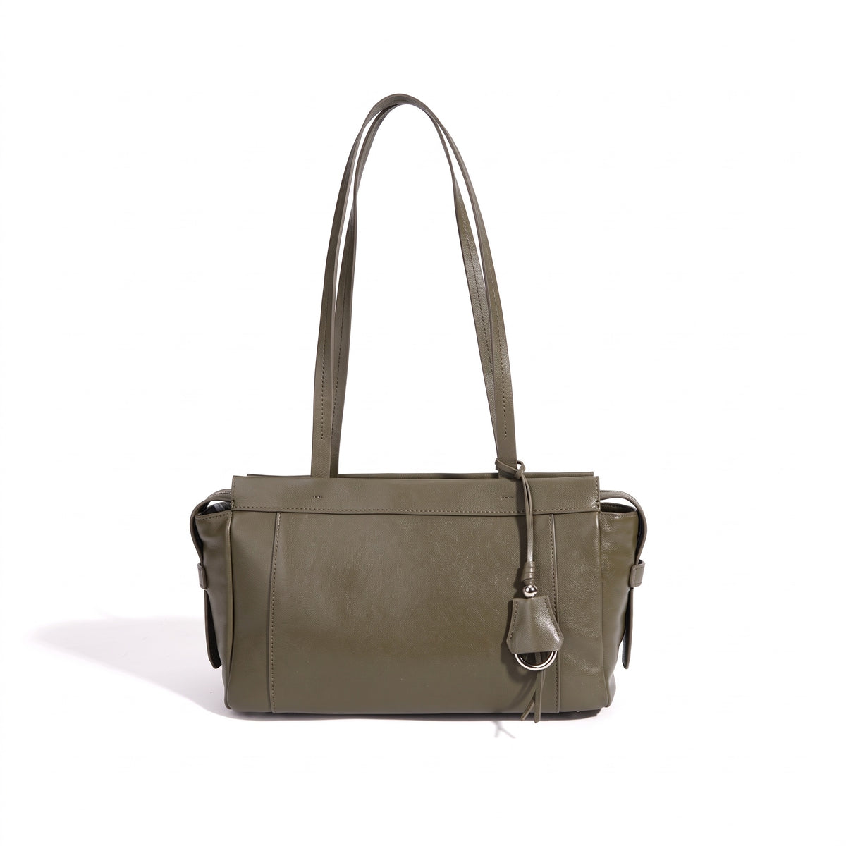 Zeitlose Clutch aus geschmeidigem Echtleder